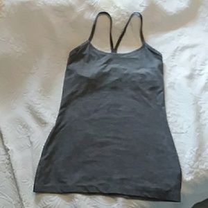 Lululemon athletica gray tank top size 4